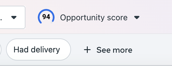 Chance score